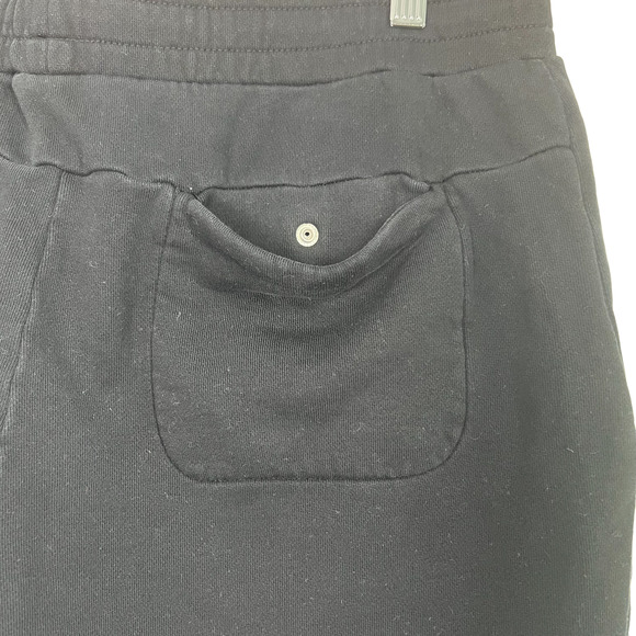 Sandro Ankle Zip Pull On Pants Black Cotton Jogger Pockets Sweatpant Size XL - Picture 6 of 15